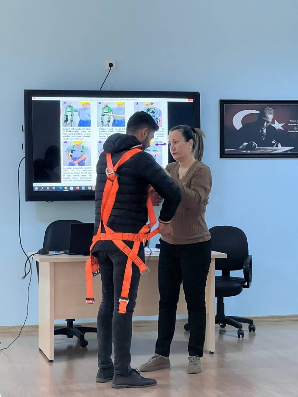 Çukurova Üniversitesi Personellerine Yüksekte Çalışma Eğitimi Verildi