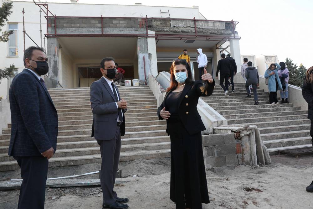 Rektör Prof. Dr. Tuncel, Öğrencilerin Yemekhane Giriş ve Çıkışlarını Kolaylaştırmak İçin Çalışma Başlattı