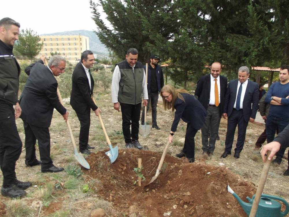 Çukurova Üniversitesi Kozan MYO Tarafından Fidan Dikimi Yapıldı