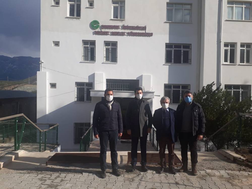 Pozantı Kaymakamı Akduman,  ÇÜ POZMER’i Ziyaret Etti