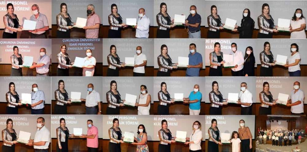Çukurova Üniversitesi Emeklilik Töreni