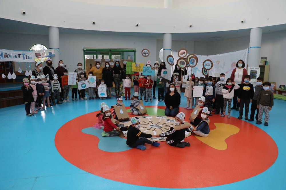 ‘19 Mart İklim Değişikliği Eylem Planı Farkındalık Günü’ Çukurova Üniversitesi Anaokulunda Kutlandı