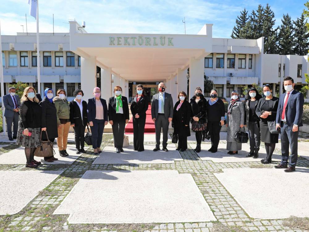 Kadın Kooperatiflerinden Rektör Prof. Dr. Tuncel’e Ziyaret