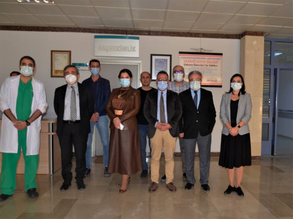 Çukurova Üniversitesi Rektörü Prof. Dr. Meryem Tuncel Balcalı Hastanesi Başhekimliğini Ziyaret Etti
