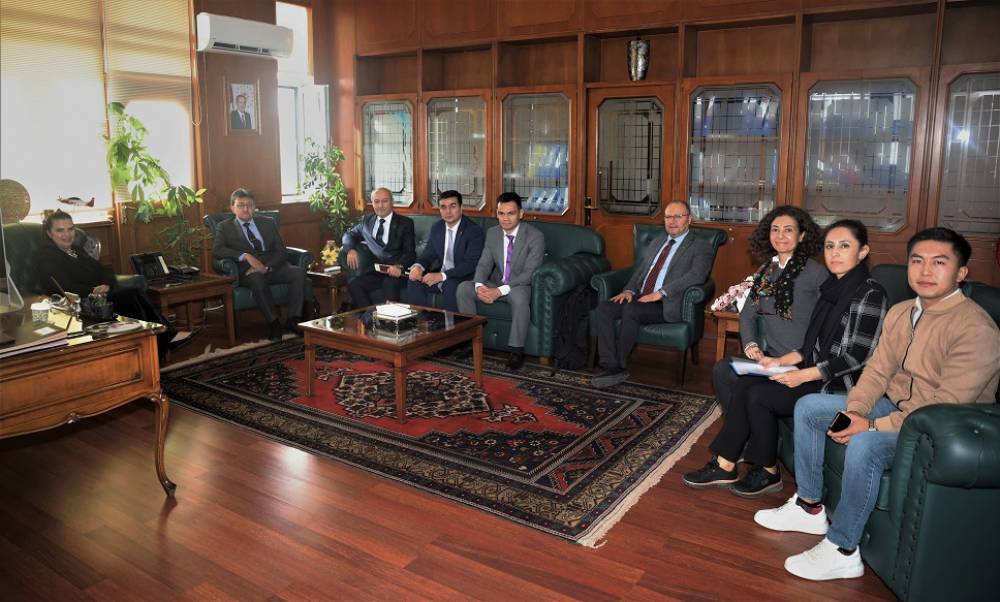 Özbekistan Jeoloji Bilimleri Üniversiteli Akademisyenler Çukurova Üniversitesindeydi