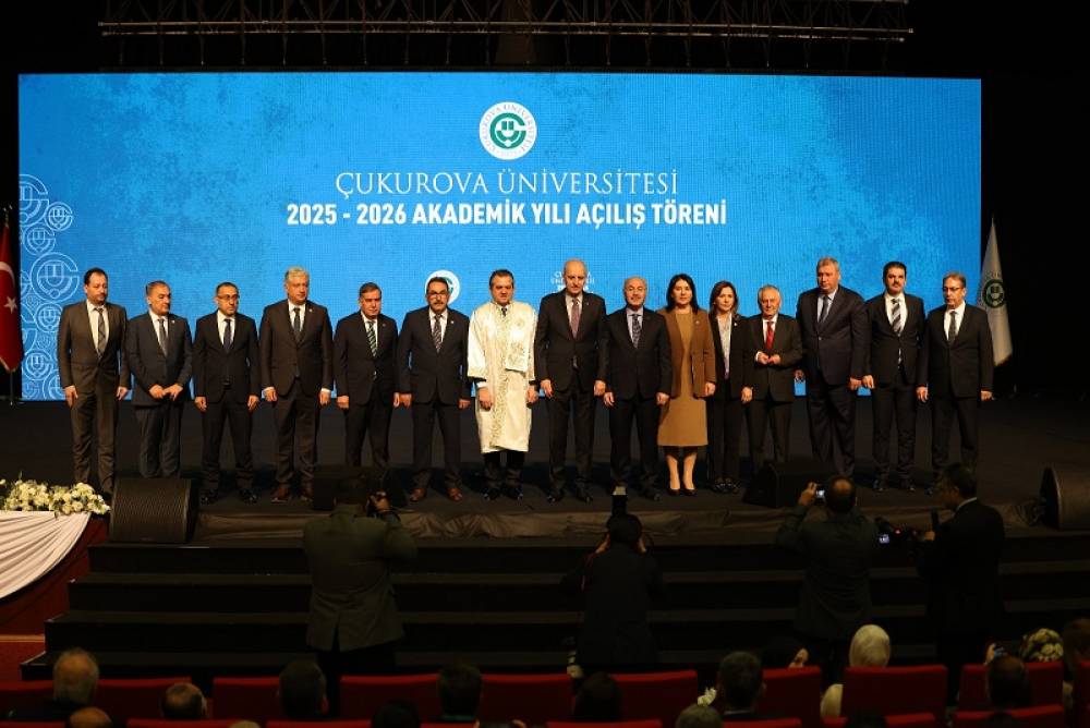 Çukurova Üniversitesi 2025–2026 Akademik Yılı Açılış Töreni TBMM Başkanı Numan Kurtulmuş’un Teşrifleriyle Gerçekleşti
