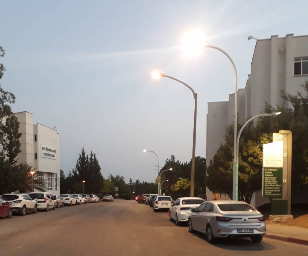 Çukurova Üniversitesinde Kampüs Geneline Enerji Tasarruflu Led Aydınlatma Yapılıyor 