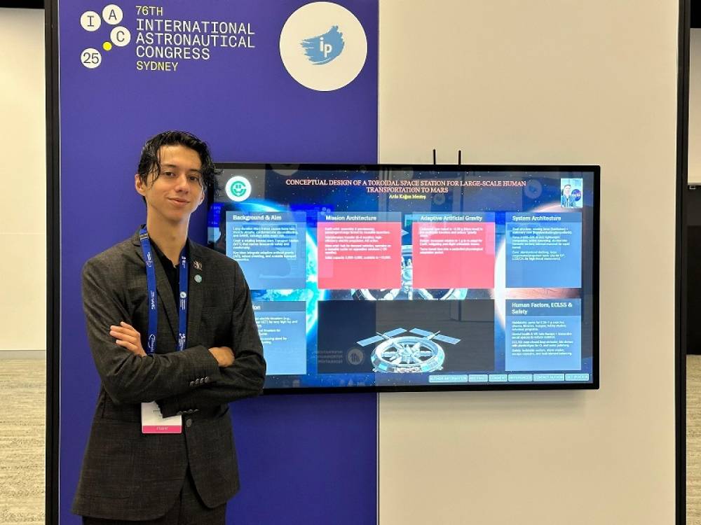 Çukurova Üniversitesi Öğrencisi Arda Kağan Menteş, Uluslararası Astronotik Kongresi’nde!
